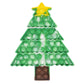 プッシュポップ 1枚 大きいサイズ クリスマスツリー バブル大きい 安い ブロック スクイーズ 知育玩具 シリコン プチプチ カラフル おもちゃ 子供 プレゼント