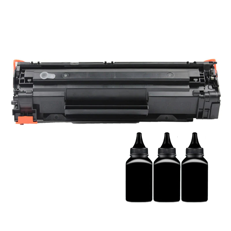トナーカートリッジ1本と補充用トナー粉3本セット LBP6040 LBP6030用 CRG-325対応 Canon キヤノン 互換 大容量 詰め替え可能 リサイクル レーザープリンター