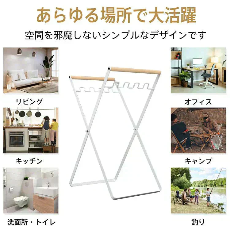 ゴミ袋スタンド 「ブラック」 ごみ箱 ゴミ袋 ダストボックス スタンド レジ袋スタンド 折りたたみ式 ゴミ袋ホルダー 分別 レジ袋掛け キッチン おしゃれ X型 角型