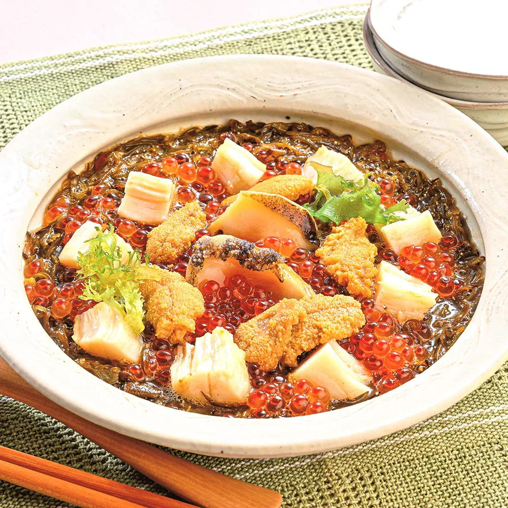 三陸海鮮料理 釜石 中村家 岩手丸 350ｇ×2個セット めかぶ醤油漬け【送料込み】【お届け不可地域：沖縄・離島】