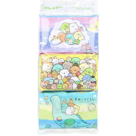 水に流せるポケットティシュ ハヤシ商事 すみっコぐらし 8W 6パックＸ50個