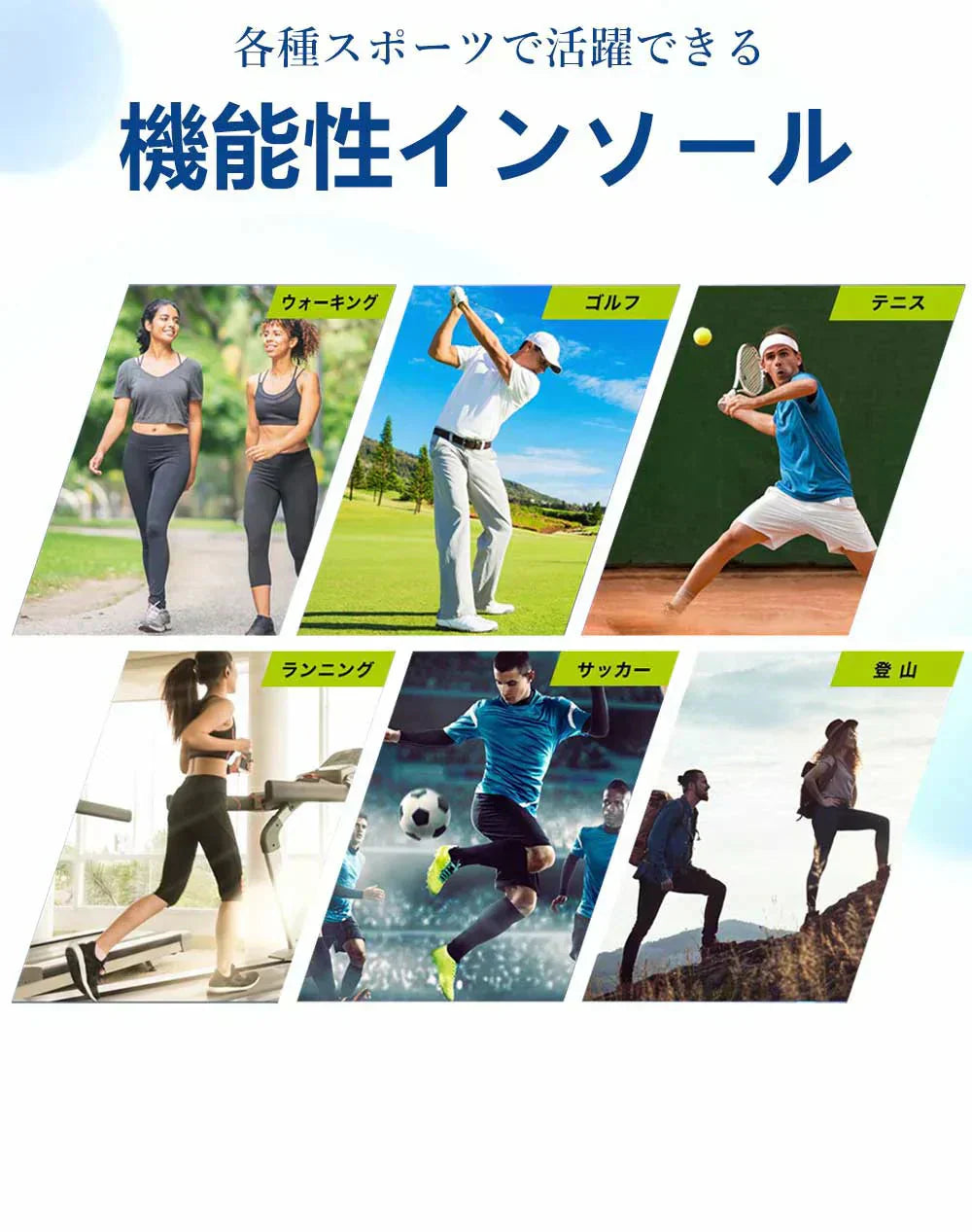 【理学療法士監修】＼ Mサイズ ／インソール 高品質 インソール 靴 グッズ 中敷 抗菌 防臭 インソール 疲れない 軽量  扁平足 外反母趾 通気性 インソール 蒸れ防止 歩きやすい 中敷き 立ち仕事 日常生活 防臭加工 4層槽造 ジエル素材 PU素材 通気性up 土踏まず防臭 偏平足 インソール レディース メンズ