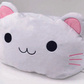 【白猫】ねこ顔ティッシュカバー ネコ 猫 猫グッズ 黒猫 白猫 ブラック ホワイト 30×20cm ティッシュカバー