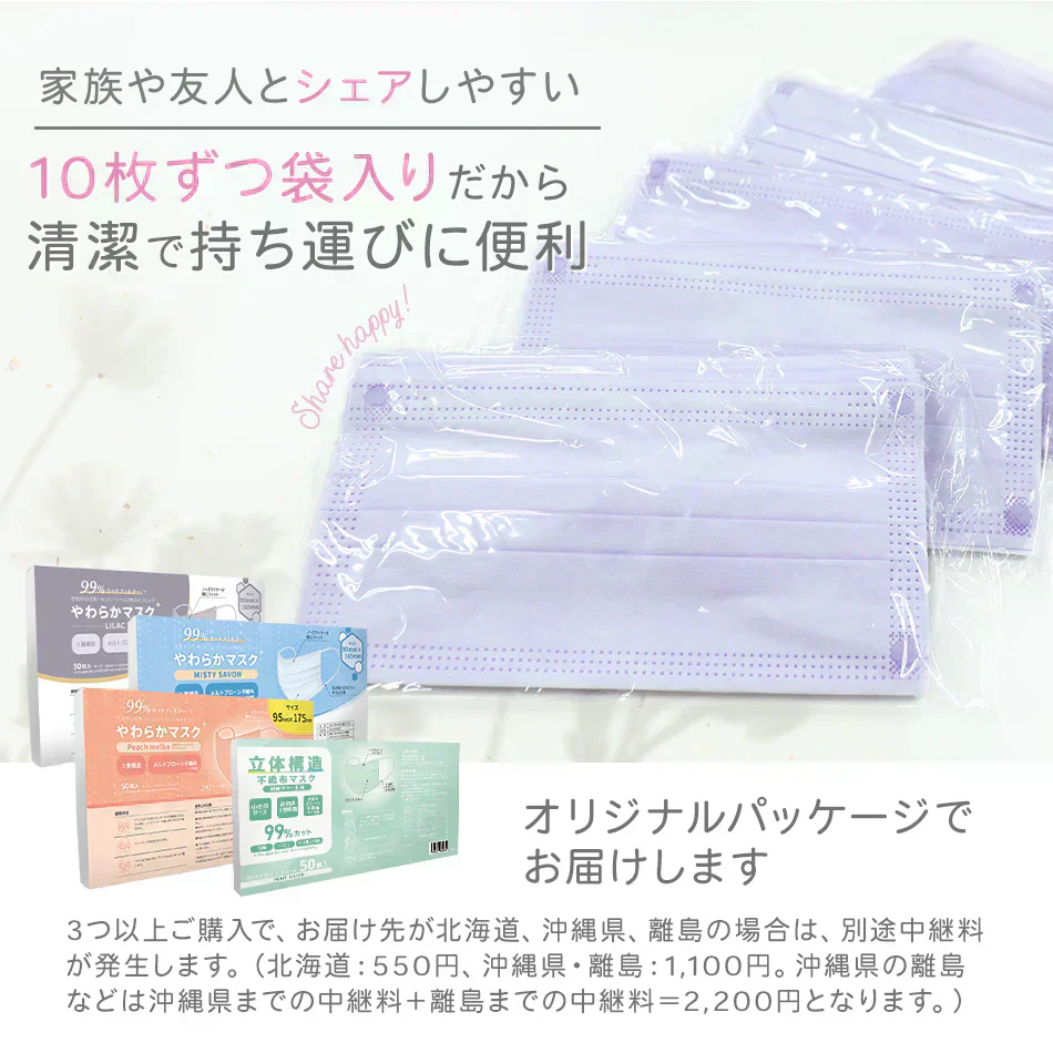 【こども用サイズ】【プリーツマスク】【250枚セット】ランダムセット お買い得　訳あり品　数量限定　箱潰れ　カラーマスク 　WEIMALL
