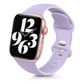 apple 紫 38-41mm watch用 ベルト シリコン 1本 アップル ウォッチ バンド 女性 男性 防水 伸縮 ループ スポーツ ビジネス 学生 iWatch series7 6 5 4 3 2 1 SE対応
