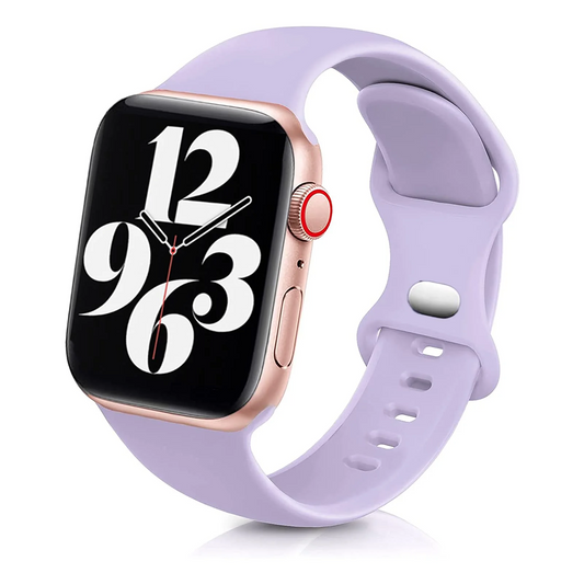 apple 紫 38-41mm watch用 ベルト シリコン 1本 アップル ウォッチ バンド 女性 男性 防水 伸縮 ループ スポーツ ビジネス 学生 iWatch series7 6 5 4 3 2 1 SE対応