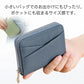 ◎11月中旬発送予定◎【ピンク】 ミニ財布 レディース メンズ カードケース 牛革 二つ折り 大容量 コンパクト じゃばら式