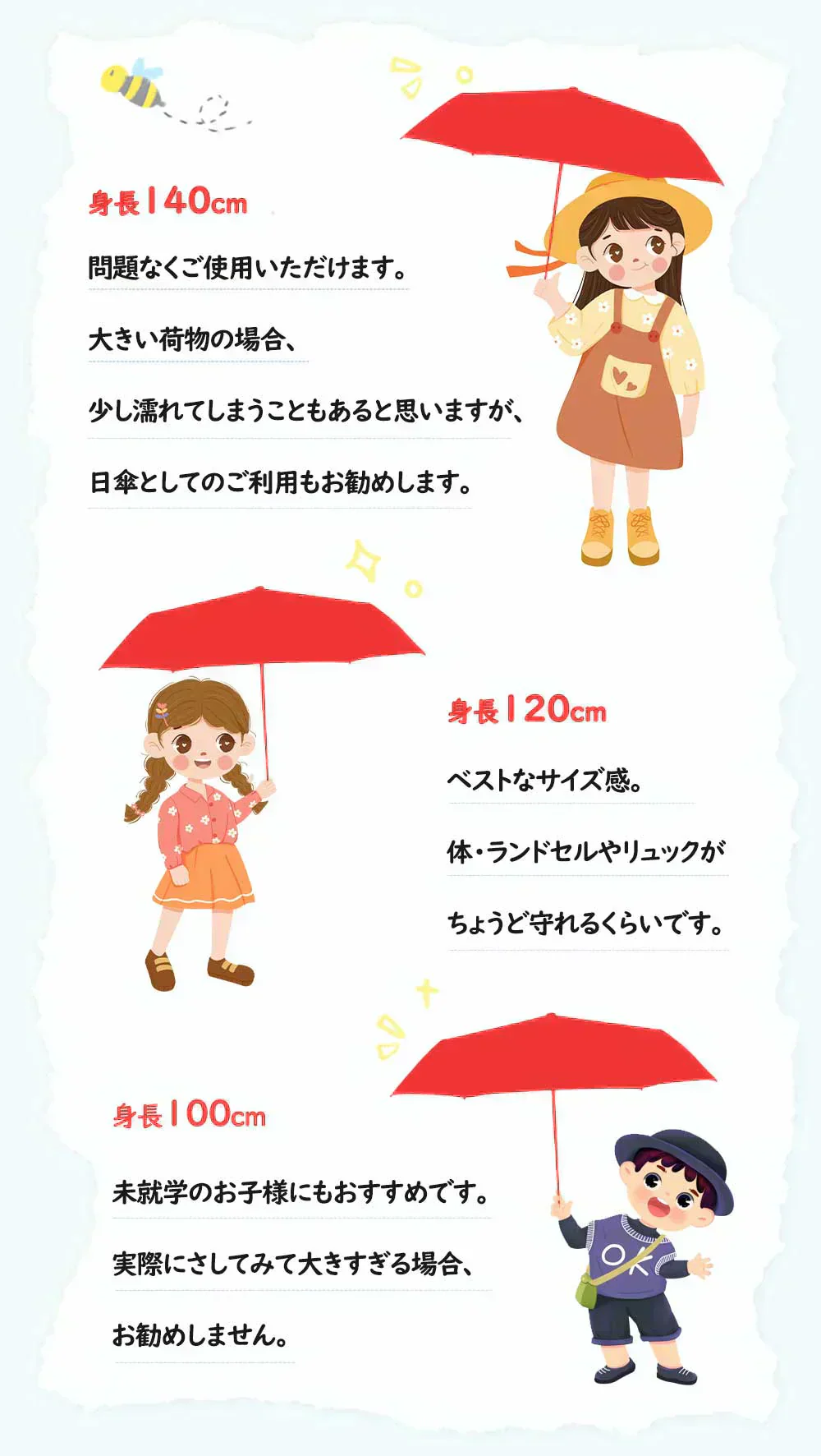 ★2026 日傘 改良済み★＼チェリー×ダークネイビー 1本／傘 子供用 キッズ 折りたたみ傘 6本骨 卒園記念品 かんたん開閉 男の子 女の子 小学生 学童 雨傘 雨具 前が見えるミニ傘 入学準備 日傘 UVカット99.9% 折り畳み傘 遮光100% 軽量 携帯便利 日傘 完全遮光 折りたたみ傘 梅雨 日焼け対策 キッズ傘