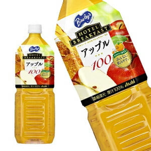 【3〜4営業日以内に出荷】アサヒ バヤリース ホテルブレックファーストアップルブレンド100 1.5LPET×16本[8本×2箱]［賞味期限：2ヶ月以上］北海道、沖縄、離島は送料無料対象外です。[送料無料]