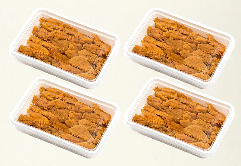 ウニ うに 400g（100g×4パック） 無添加 雲丹 冷凍ウニ 魚介類 美味しい うに丼 高級グルメ 海鮮 食べ物 贈り物 贈答品 お取り寄せグルメ お取り寄せ食材 美味しいお取り寄せ 高級食材 ［送料無料］ 母の日 プレゼント ギフト  母の日思いの 健康 実用的 父の日 子供 孫
