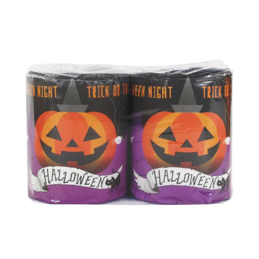 個包装2ロールＸ50パック トイレットペーパー ハッピーハロウィン ダブル27.5m