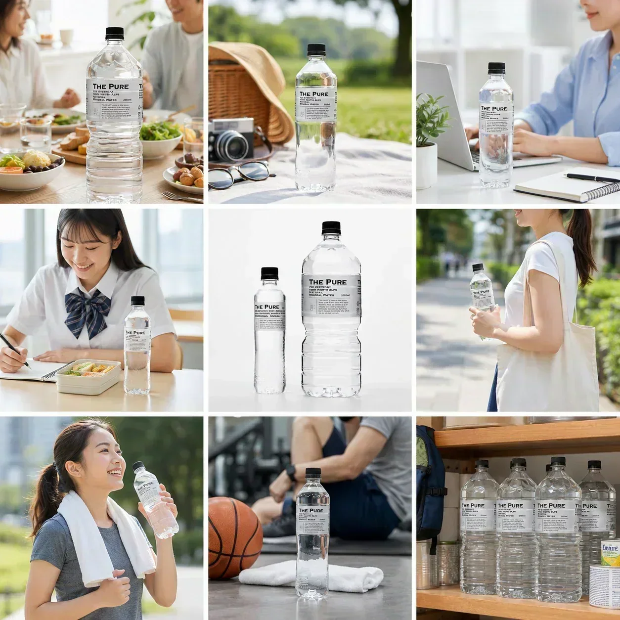 国産 天然水【1ケース】THE PURE ザ ピュア 北アルプスの天然水 420ml 42本 天然水 水 ナチュラルミネラルウォーター 北アルプスの天然水 ザ ピュア 炭酸水素イオン アルプス 飛騨 高山 軟水 岐阜県 日本製 国産 ローリングストック 備蓄  pure