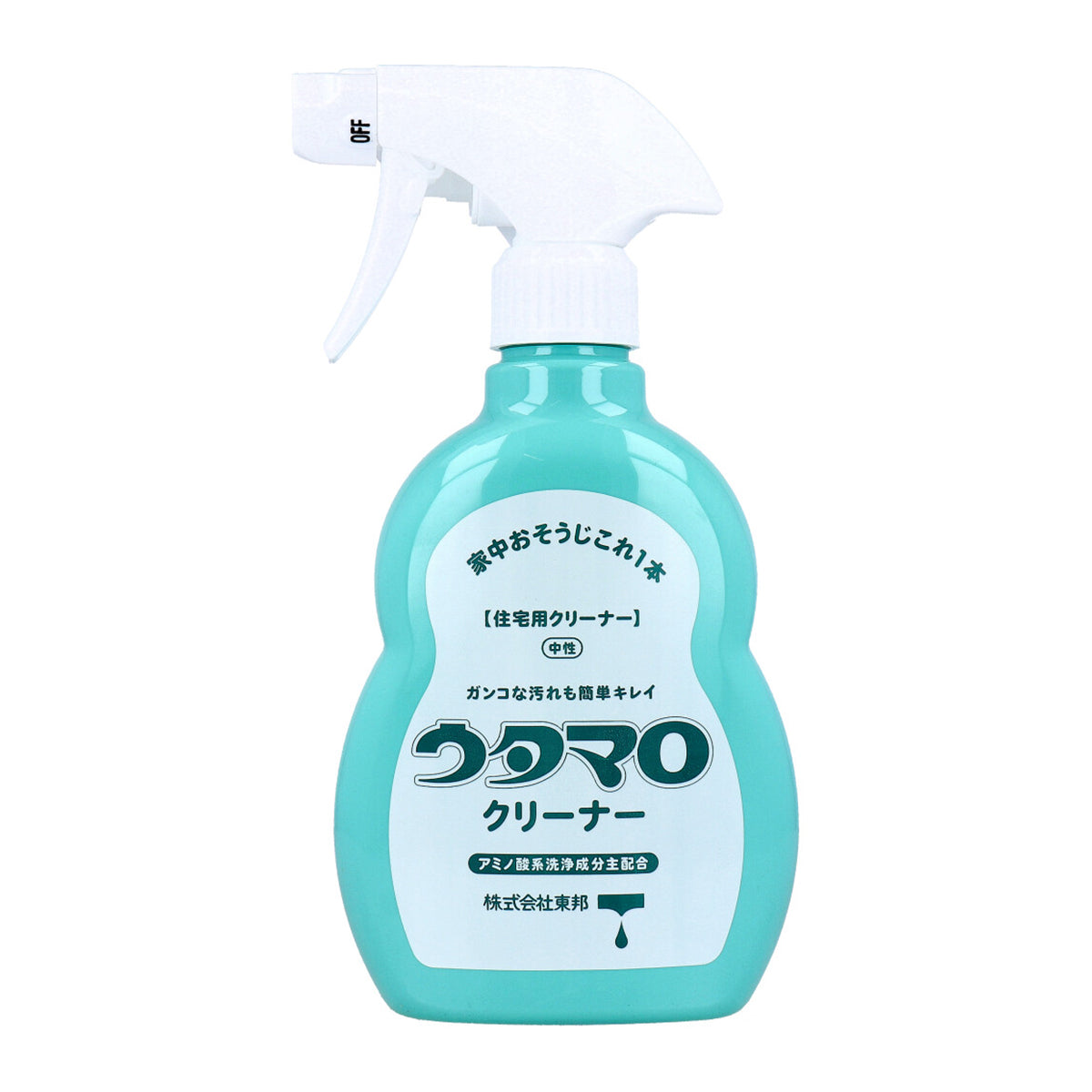 住宅用合成洗剤 東邦 ウタマロ 中性 住宅用クリーナー さわやかなグリーンハーブの香り 本体 400mL X5本