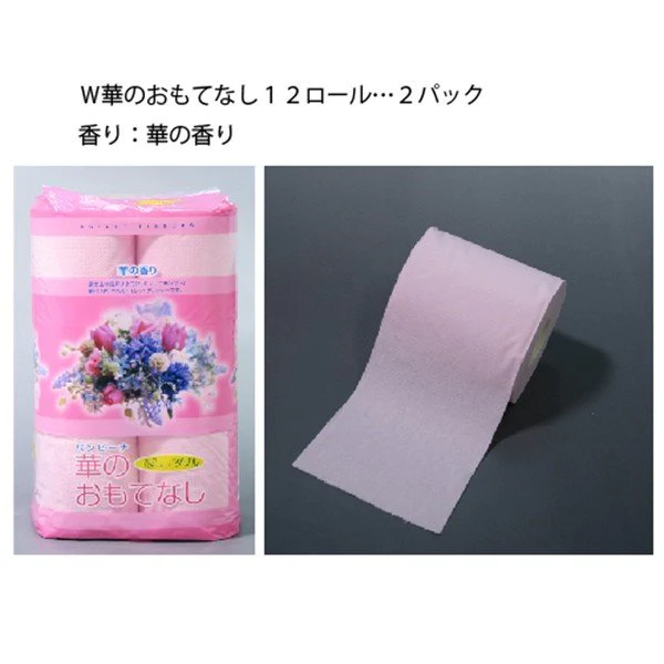 トイレットペーパー 3種類のおもてなしセット ダブル 12ロールＸ6パック