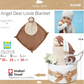 セレブに人気のベビーブランドangel dear(エンジェルディア)のブランキーおむつケーキ！かわいい動物から選べます【Ｓサイズ/コヒツジ】