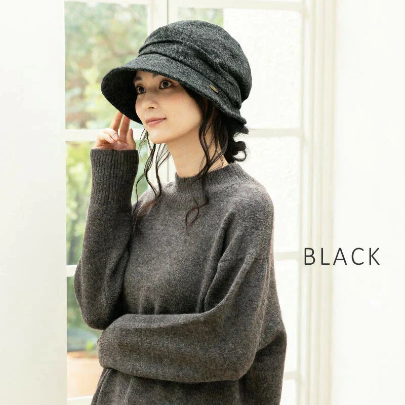 【XL58-61cm-ブラック】【商品名：ミラクルキャスダウンHAT】