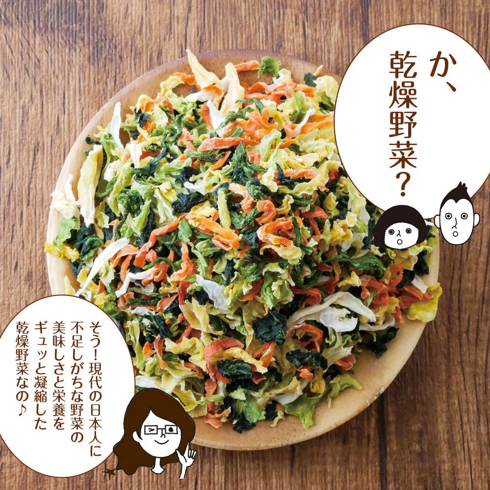 日本橋いなば園 九州産野菜使用 乾燥野菜ミックス 100g ネコポス メール便送料無料