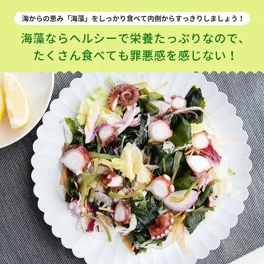 寒天海藻サラダ メガ盛260g（チョレギサラダの塩だれドレッシングつき） 送料無料