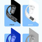 【携帯2台同時接続】ワイヤレスイヤホン 片耳 bluetooth5.5 左右耳兼用 180度回転 耳掛け式 ブルートゥースイヤホン 耳を塞がない オープン式 快適 iPhone/Android適用 ハンズフリー s134C(ブルー)