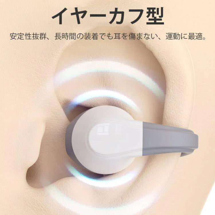 即納 Bluetooth5.3 スポーツイヤホン イヤホン 2023新仕様 雰囲気ライト付き Type-C充電 防水仕様 w638B(ホワイト)