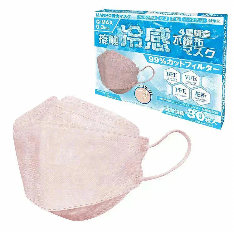 接触冷感マスク 「ミルクティー20枚」 涼しい 個包装 20枚 冷感マスク 3D立体冷感 タイプ ひんやり クールマスク 小顔 効果 血色マスク 99%カット 涼感 屋外 ny417-30-milk【ご新規さん限定商品】