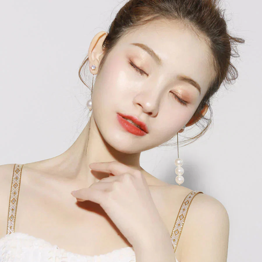 (Aゴールド*S)ピアス パール ロング 揺れる 2way パールピアス アシンメトリー ロングピアス 大ぶりイヤリング左右非対称 かわいい