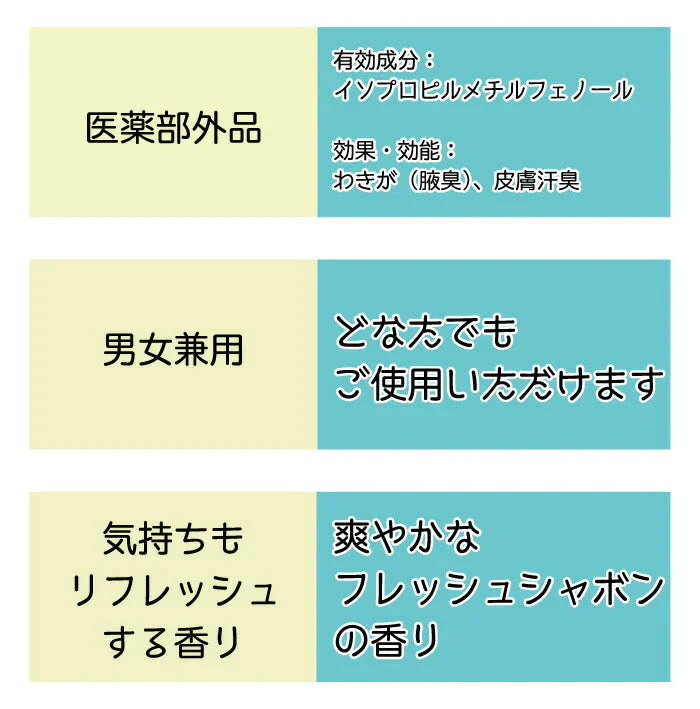リッシュビー　薬用アロマデオドラントミスト 100ml 医薬部外品◆医薬部外品 24時間消臭 わきが 皮膚汗臭 臭い におい フレッシュシャボンの香り しゃぼん スプレー ボディケア 消臭 足 靴 脇 服 24h 夏 汗 父の日