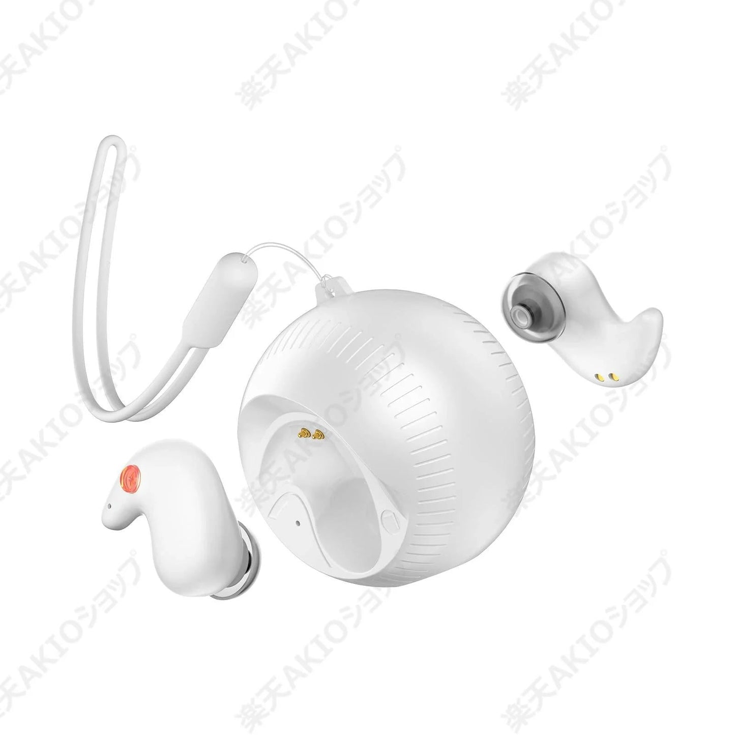 【耳負担減少】ワイヤレスイヤホン 安定性抜群 Bluetooth 5.3 HI-FI高音質 IPX5防水 可愛い ブルートゥースイヤホン 防汗 トレニング 互換性 タッチ操作 w667B(ホワイト)