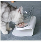 ペットボウル 猫 フードボウル 猫 えさ 皿 猫 食器 おしゃれ 小型犬用 食器 ダイニング フードボール ペット食器 餌台 ペットボウル ペットトレー トレー 犬用 w443B(グレー)