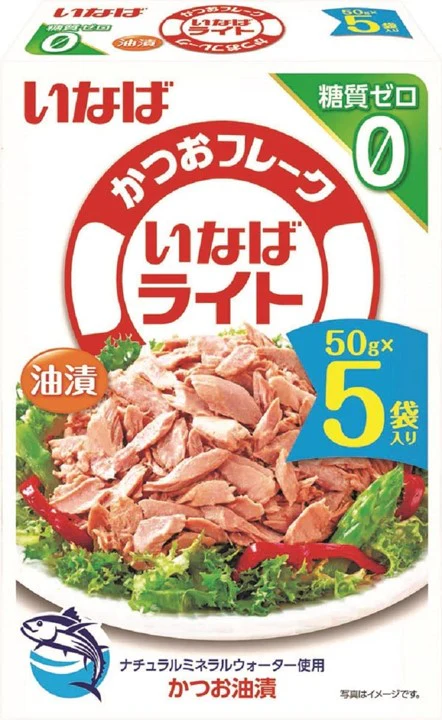 かつおフレーク いなばライト5袋×12箱
