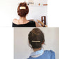 (G)バレッタ ヘアクリップ 髪飾り ヘアアクセサリー  ゴールド ヘアアレンジ 髪留め まとめ髪 オフィス 発表会 卒業式 入学式