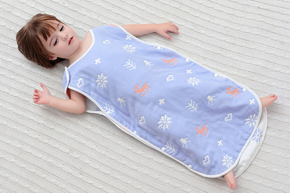 スリーパー 冬 春 ガーゼ 春 夏用 新生児 秋冬 6重ガーゼ キッズ すりーぱー大きめ 寝冷え ベビー 綿毛布 赤ちゃん 寝るとき 新生児 寝冷え 赤ちゃん 6重ガーゼ 生地 赤ちゃん 寝かしつけ グッズ 綿 コットン 100% 吸水 速乾 かわいい シンプル 60 70 80 90 100 110 120 130 (23：熊カラフル Mサイズ)