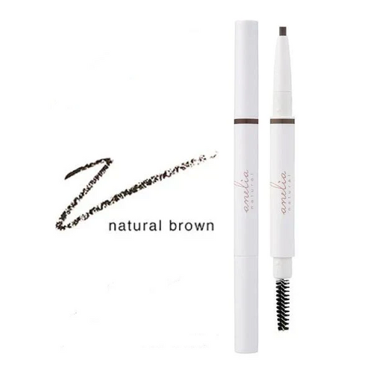 送料込み クリックポスト発送 anelia natural アネリアナチュラル アイブロウペンシル ナチュラルブラウン メイクアップ 石けん 簡単オフ まつげ アマラ 無添加 アイブロウ ペンシル 低刺激 吉川ひなの アイライナー 新パッケージ