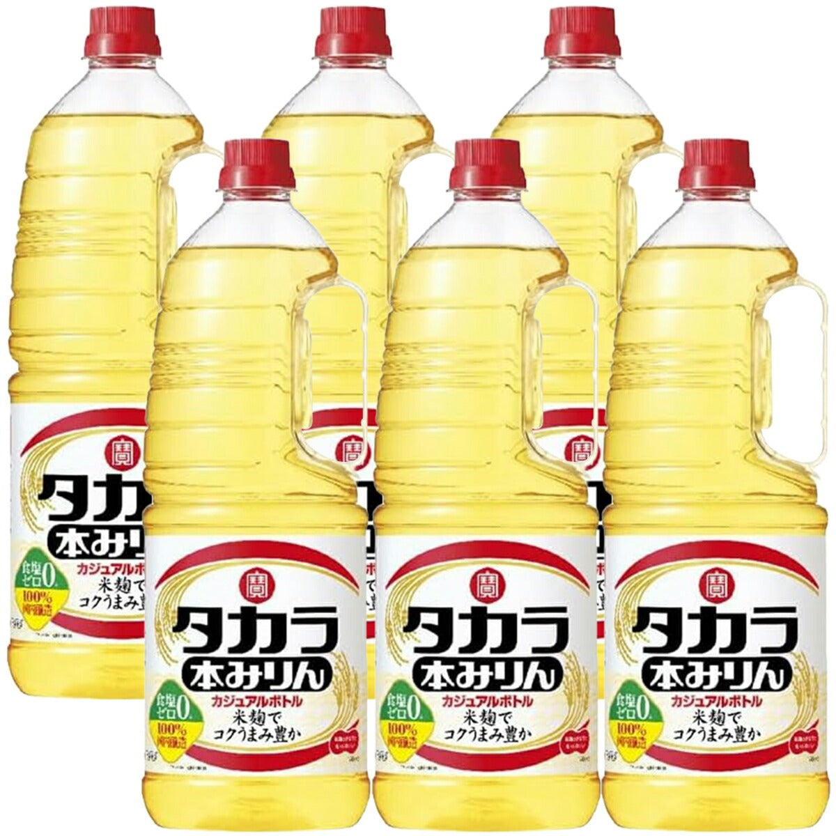 【送料無料】宝 タカラ 本みりん カジュアルボトル 1800ml 1.8L×6本/1ケース【北海道・沖縄県・東北・四国・九州地方は必ず送料が掛かります】