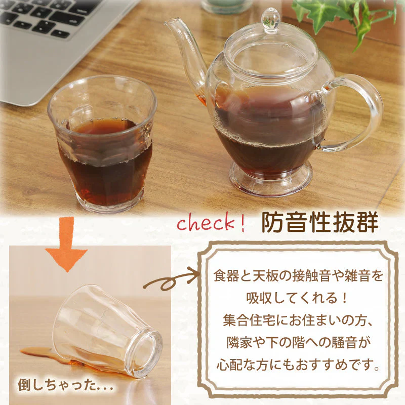 【60×90cm】テーブルマット 透明 耐熱 テーブルクロス クリア 40×60cm 60×90cm 75×120cm 90×150cm 拭ける 抗菌 防臭 防水 防油 厚み1.5mm おしゃれ 撥水 水拭き PVC ビニール 水拭き 台所 机 デスクマット 食卓 チェアマット