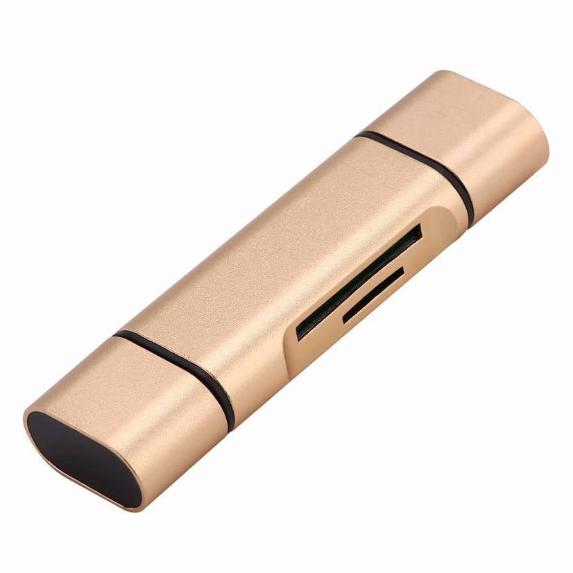 5in1 TypeC USB MicroUSB SD TFカードリーダー OTG変換コネクタ Macbook メモリカードデータ移行 バックアップ スマホ 保存移動Android タブレット