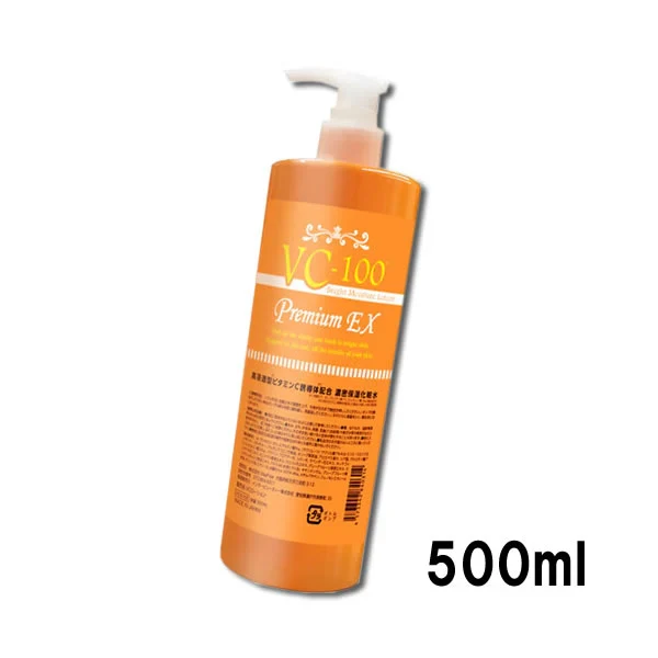 ビタミンc誘導体 500ml VC100 ローション プレミアム EX 100倍浸透型 ビタミンc誘導体 化粧水 ポンプ式 VC100 エッセンス ローション 美容液 VCローション 【送料無料】【suhada】