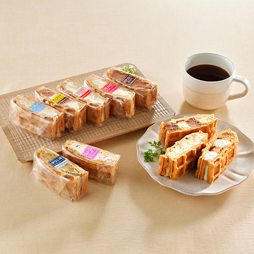 ワッフルアトリエ ムエル  和三盆ワッフル10個セット【送料込み】【お届け不可地域：北海道・沖縄・離島】