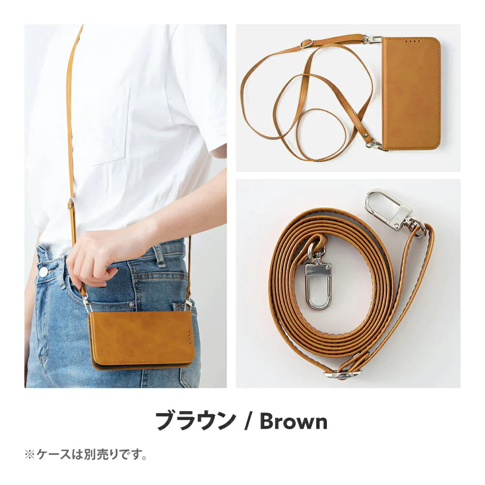 【 ブラウン 】 スマホ ストラップ ショルダーストラップ 落下防止 PUレザー フック付き スマホストラップ スマホアクセサリー ナスカン おしゃれ かわいい スマホ用 携帯ストラップ ロング 首掛けストラップ スマホ 首かけ ネックストラップ 肩掛け ショルダー 紐