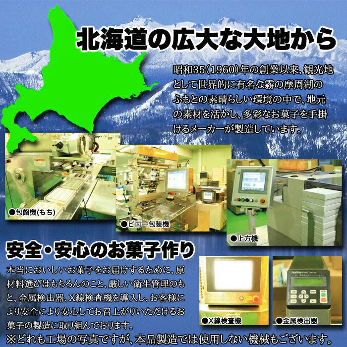 北海道十勝産小豆を100%使用!!やわらか!あんころもち24個(12個入×2袋)/ネコポス