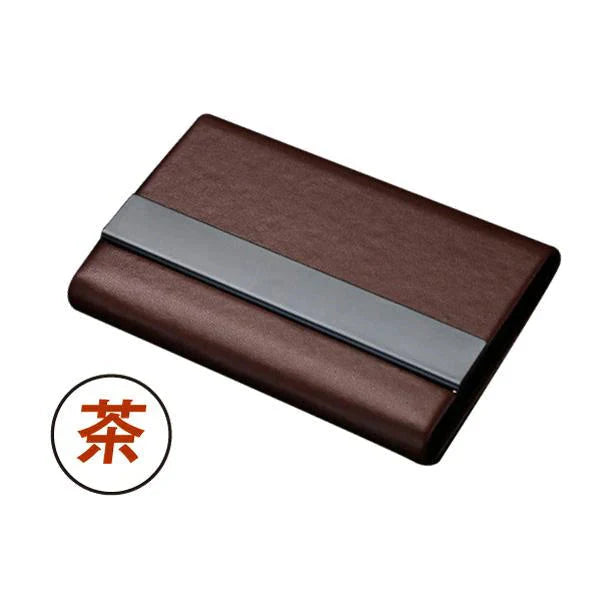 名刺入れ　茶　1個