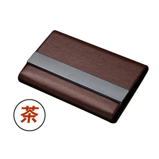 名刺入れ　茶　1個