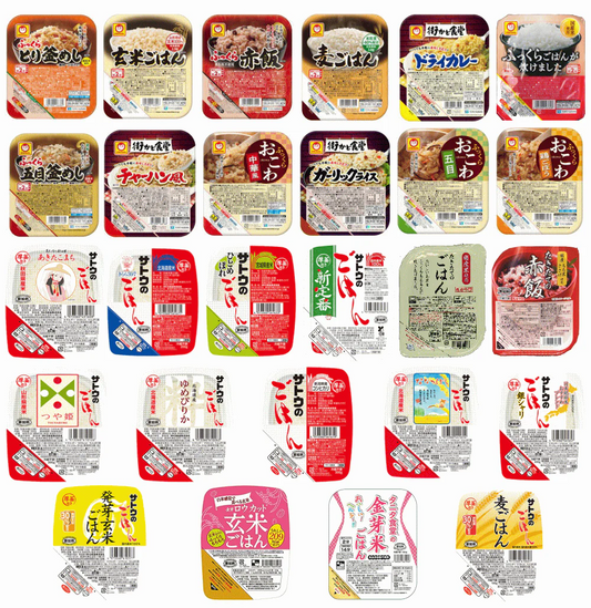 【入荷タイトです】Re 人気パックごはん 白ご飯から味付けごはんまで ご当地米 食べ比べ 25食 サトウのごはん マルちゃん 東洋ライス たかの炊き立てご飯 ご当地米 (白米・玄米・麦・金芽米・おかず付き)  関東圏送料無料