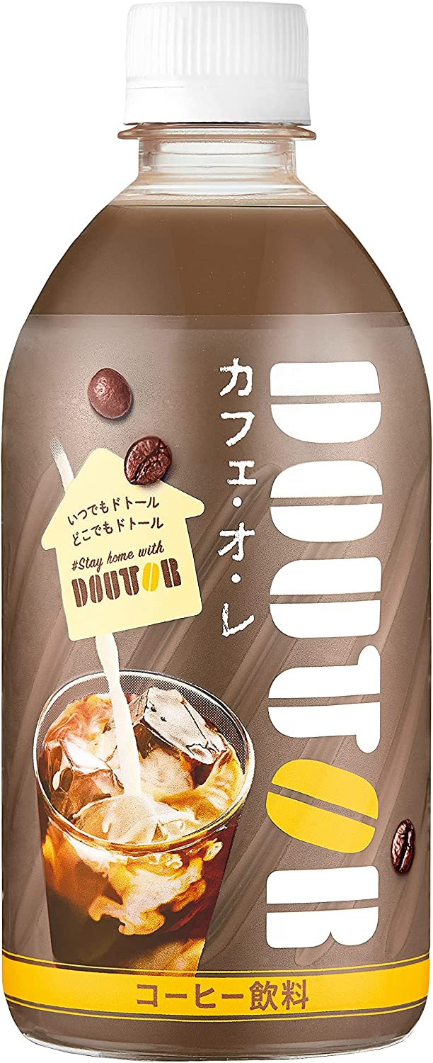 【送料無料】アサヒ飲料 ドトール カフェ・オ・レ 480ml×2ケース/48本