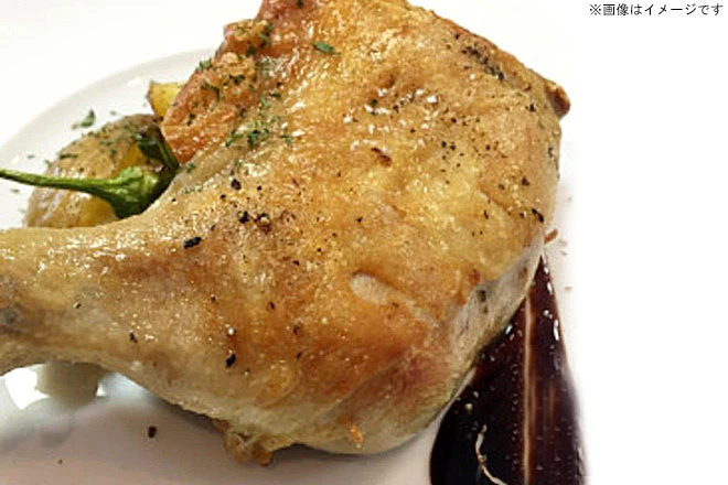 ≪1本当たり1000円！骨付き鶏もも肉を鴨オイルでじっくりと煮込んだ逸品！外はカリっと中はしっとりとしたコンフィが手軽に楽しめる★「【味付け骨付きチキン】骨付きももコンフィ5本」≫