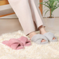 【パープル　M】スリッパ ルームシューズ あったか もこもこ 子供 ムートン 冬用メンズ レディース かわいい 可愛い フェイクファー 冬 おしゃれ 暖かい ふわふわ 室内履き 冷え対策 送料無料 新生活 プレゼント