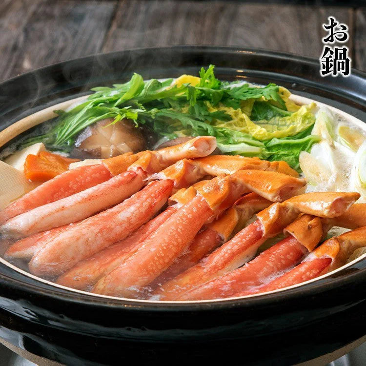 かに 太脚棒肉100％ 1kg 特大30本(15本×2) お刺身で食べられる プレミアムずわい蟹ポーション 送料無料 ズワイガニ カニ 蟹