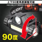 ヘッドライト 2個セット LED 軽量 USB 充電式 高輝度 ヘッドランプ IPX5 COB 防水 懐中電灯 照射 照明 釣り 登山 アウトドア キャンプ 作業灯 作業ライト 夜間 散歩 od578【防災グッズがお得】