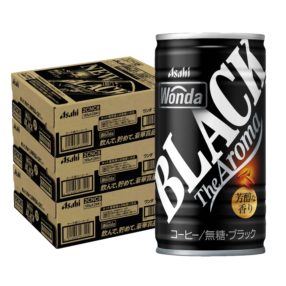 アサヒ ワンダ ブラック ザ アロマ 185ml×3ケース/90本