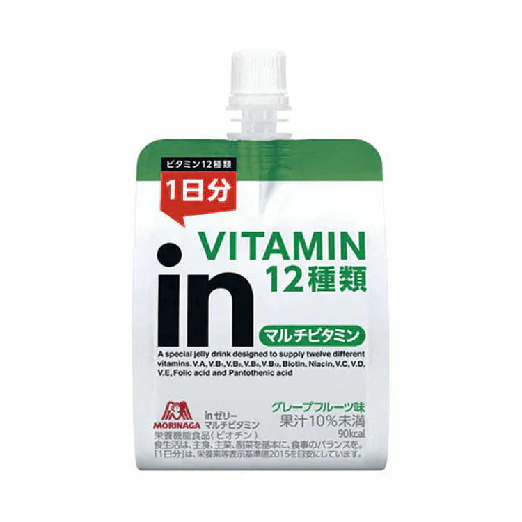 【カートアップNG】【36個】ウイダーin 森永 inゼリー インゼリー ゼリー飲料 マルチビタミン グレープフルーツ 備蓄 非常食 ストック